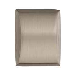 Amerock Candler Rectangle Cabinet Knob 1-1/4 in. Dia. 1-1/8 in. Satin Nickel 5 pk