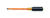 Klein Tools 7 in. 5/16 Insulated Screwdriver Steel Black 1 pc.