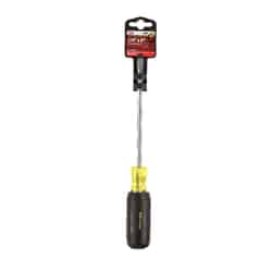 Ace 6 in. 1/4 Screwdriver Slotted Black 1 Steel