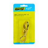 Seachoice Polished Brass 3-7/8 in. L x 3/4 in. W Fast Eye Snap 1 pc.