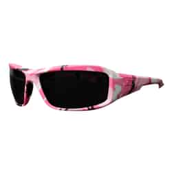 Edge Eyewear Brazeau Patriot 1 Smoke 1 pc. Safety Glasses Pink Camouflage