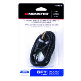 Monster Cable Just Hook It Up 6 ft. L Stereo Plug Cable 3.5 mm