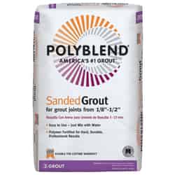 Custom Building Products Polyblend Indoor and Outdoor Natural Gray Grout 25 lb