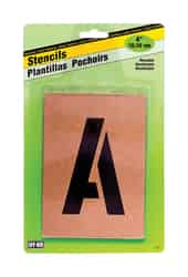 Hy-Ko Number and Letter Stencils Reusable, Water Resistant 4 in.