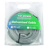 Tie Down Engineering Galvanized Galvanized Steel 1/4 in. Dia. x 100 ft. L Aircraft Cable