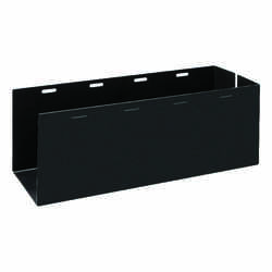 SpinDigger 6.5 in. H x 17.8 in. W Black Mailbox Newspaper Box Aluminum