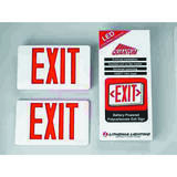 Lithonia Lighting Indoor LED Lighted Exit Sign Thermoplastic