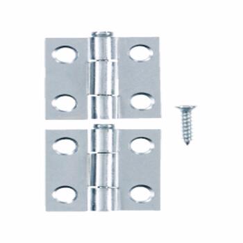 Ace 2.750 in. W X 1 in. L Chrome Steel Narrow Hinge 2 pk