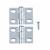 Ace 2.750 in. W X 1 in. L Chrome Steel Narrow Hinge 2 pk