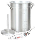 Bayou Classic Stainless Steel Deep Fryer 30 qt.