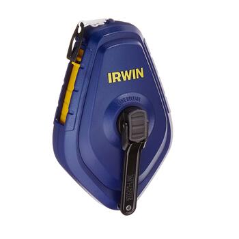 Irwin Speed Line 2 oz. Blue Fast Retrieve Chalk Line Reel 100 ft.