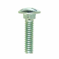 HILLMAN 1/4 Dia. x 1 in. L Zinc-Plated Steel Carriage Bolt 100 pk