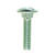 HILLMAN 1/4 Dia. x 1 in. L Zinc-Plated Steel Carriage Bolt 100 pk