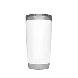 YETI Rambler White Stainless Steel MagSlider BPA Free 20 oz. Insulated Tumbler