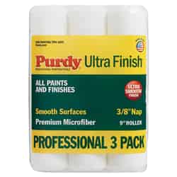 Purdy Ultra Finish Microfiber 3/8 in. x 9 in. W Regular Paint Roller Cover For Smooth Surfaces