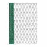 Garden Zone 36 in. W Steel Vinyl Coated Poultry Netting
