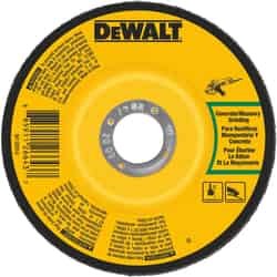 DeWalt 1/4 in. thick x 5/8 in. x 4 in. Dia. Aluminum Oxide Masonry Grinding Wheel 15200 rpm 1