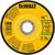 DeWalt 1/4 in. thick x 5/8 in. x 4 in. Dia. Aluminum Oxide Masonry Grinding Wheel 15200 rpm 1