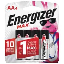 Energizer MAX AA Alkaline Batteries 4 pk Carded 1.5 volts