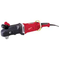 Milwaukee SUPER HAWG 1/2 in. Keyed Angled Hole Drill Corded Angle Drill 13 amps 1750 rpm