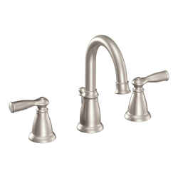 Moen Banbury Banbury Brushed Nickel Widespread Bathroom Faucet 8-16 in.