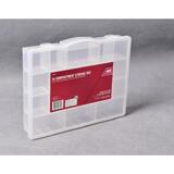 Ace 11-5/8 in. L x 14-1/2 in. W x 2-11/16 in. H Tool Storage Bin Plastic 20 compartment Clear