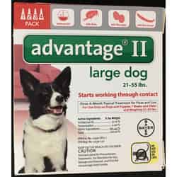 Bayer Advantage II Liquid Flea Drops Dog 4 pk