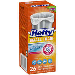Hefty Arm & Hammer 4 gal. Trash Bags Flap Tie 26 pk