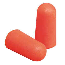 3M 32 dB Disposable Soft Foam Ear Plugs Orange 80 pair
