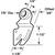 Prime-Line 7/8 in. D X 1/4 in. L Mill Plastic/Steel Roller Assembly 2 pk