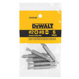 DeWalt #2/#8 in. x 2 in. L Phillips/Slotted 1/4 in. Heat-Treated Steel 6 pc. Double-Ended Screwd