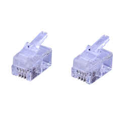 Ace Clear For Universal 0 ft. L Modular Telephone Line Cable