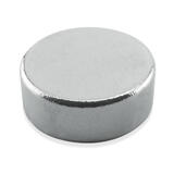 Master Magnetics .118 in. Neodymium Super Disc Magnets 2.9 lb. pull 35 MGOe Silver 10 pc.