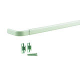 Kenney Enamel Curtain Rod 48 in. L White