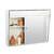 Zenith Metal Products 18-1/8 in. H x 5-1/2 in. D x 23-3/8 in. W Rectangle Medicine Cabinet