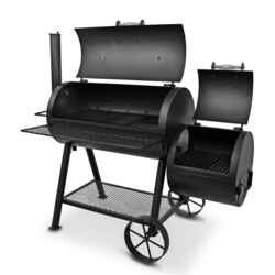 Oklahoma Joes Oklahoma Joe's Highland Charcoal 57 in. W Smoker Black