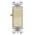 Leviton 15 amps Rocker Switch Ivory Decora 1 pk