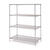 InterMetro 1.5 in. H x 36 in. W x 14 in. D 500 Pounds Open-Wire Shelf Steel