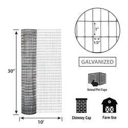 Garden Zone 30 in. W Steel Wire Cage