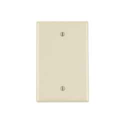 Leviton Midway Ivory 1 gang Nylon Blank Wall Plate 1 pk