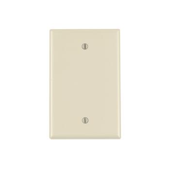 Leviton Midway Ivory 1 gang Nylon Blank Wall Plate 1 pk