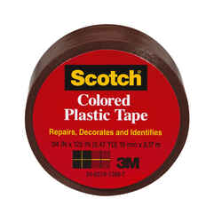 Scotch Brown 125 in. L X 3/4 in. W Plastic Tape