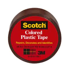 Scotch Brown 125 in. L X 3/4 in. W Plastic Tape