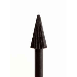 Forney 1 in. L Tempered Steel Rotary File Conical 1 2500 rpm Bastard Cut