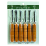 Robert Larson 8 W Steel Woodcarving Set 6 pc.