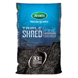 Scotts Nature Scapes Triple Shred Black Extra Fine Color-Enhanced Mulch 1.5 cu. ft.