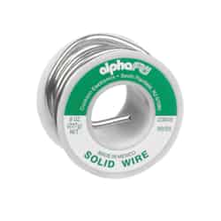 Alpha Fry 8 oz. Solid Wire Solder Tin / Lead 0.125 in. Dia. 50/50