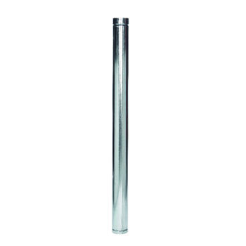 Selkirk 4 in. Dia. x 60 in. L Aluminum Round Gas Vent Pipe