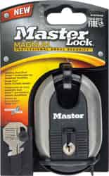 Master Lock 3-3/8 in. H x 1-3/16 in. W x 2-5/16 in. L Ball Bearing Locking Shrouded Shackle Padloc