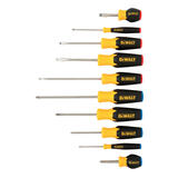 DeWalt 10 pc. Screwdriver Set Assorted in. Steel